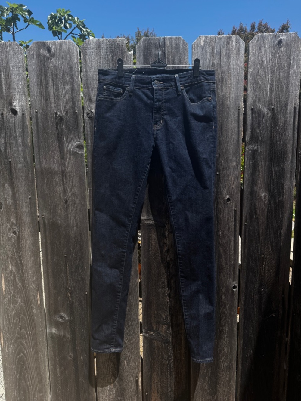 Ralph Lauren Women's Skinny Jeans in Dark Wash High Waist